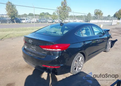 2017 Hyundai Elantra Limited z USA, uszkodzony, nr VIN 5NPD84LF6HH050322